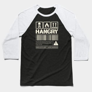 Funny Slogan Hangry Baseball T-Shirt